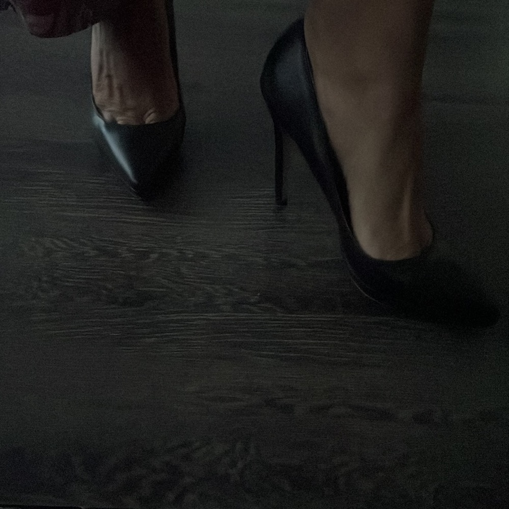 Black Leather Platform - image 2